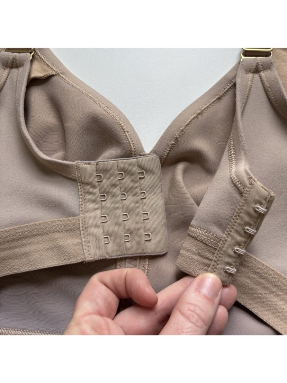 Soma Embraceable Full Coverage Wireless Bra 36H Warm Amber Tan 570148820 - Picture 3 of 5